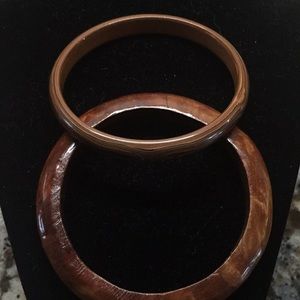 Vintage wooden bracelets